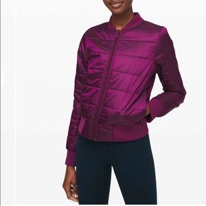 Lululemon non stop reversible bomber jacket
